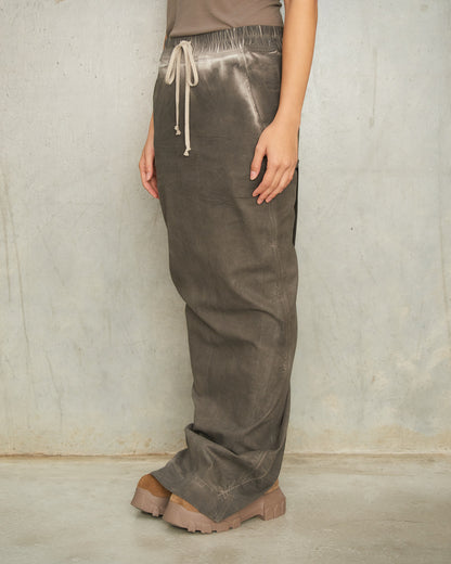 Dark Dust Denim Pillar Skirt