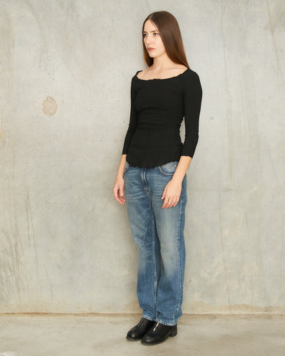 Indigo Straight Denim Jeans