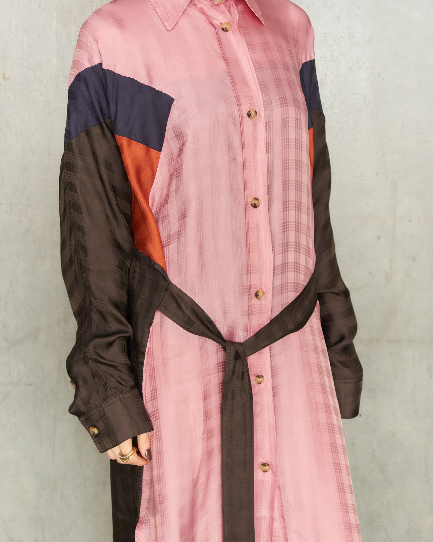 Pink Plaid Flex Dress