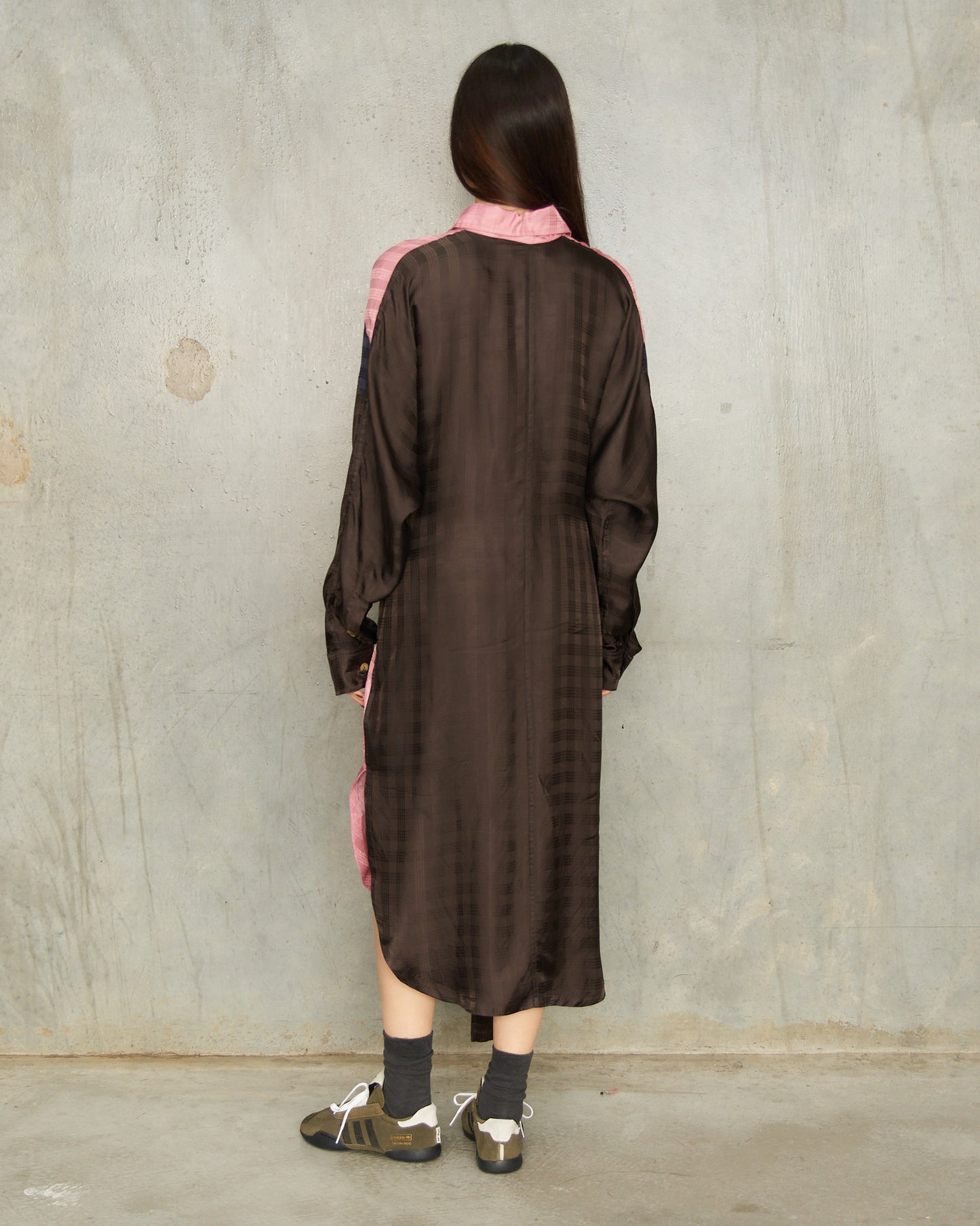 Pink Plaid Flex Dress