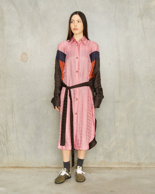 Pink Plaid Flex Dress