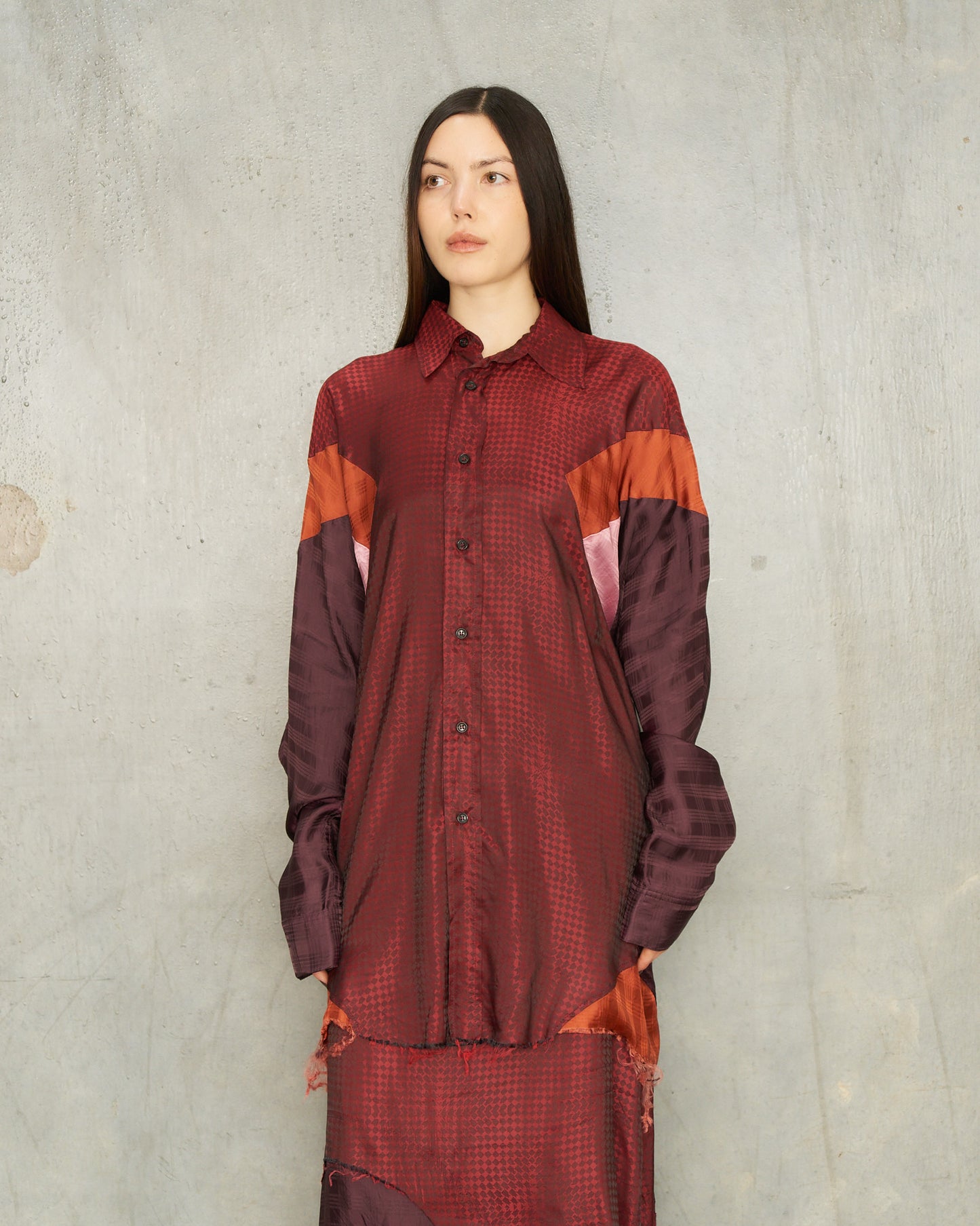 Red Optical Flex Shirt