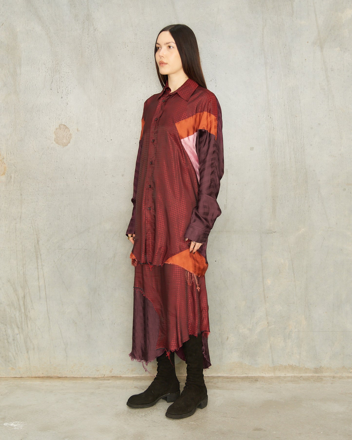 Red Optical Flex Shirt