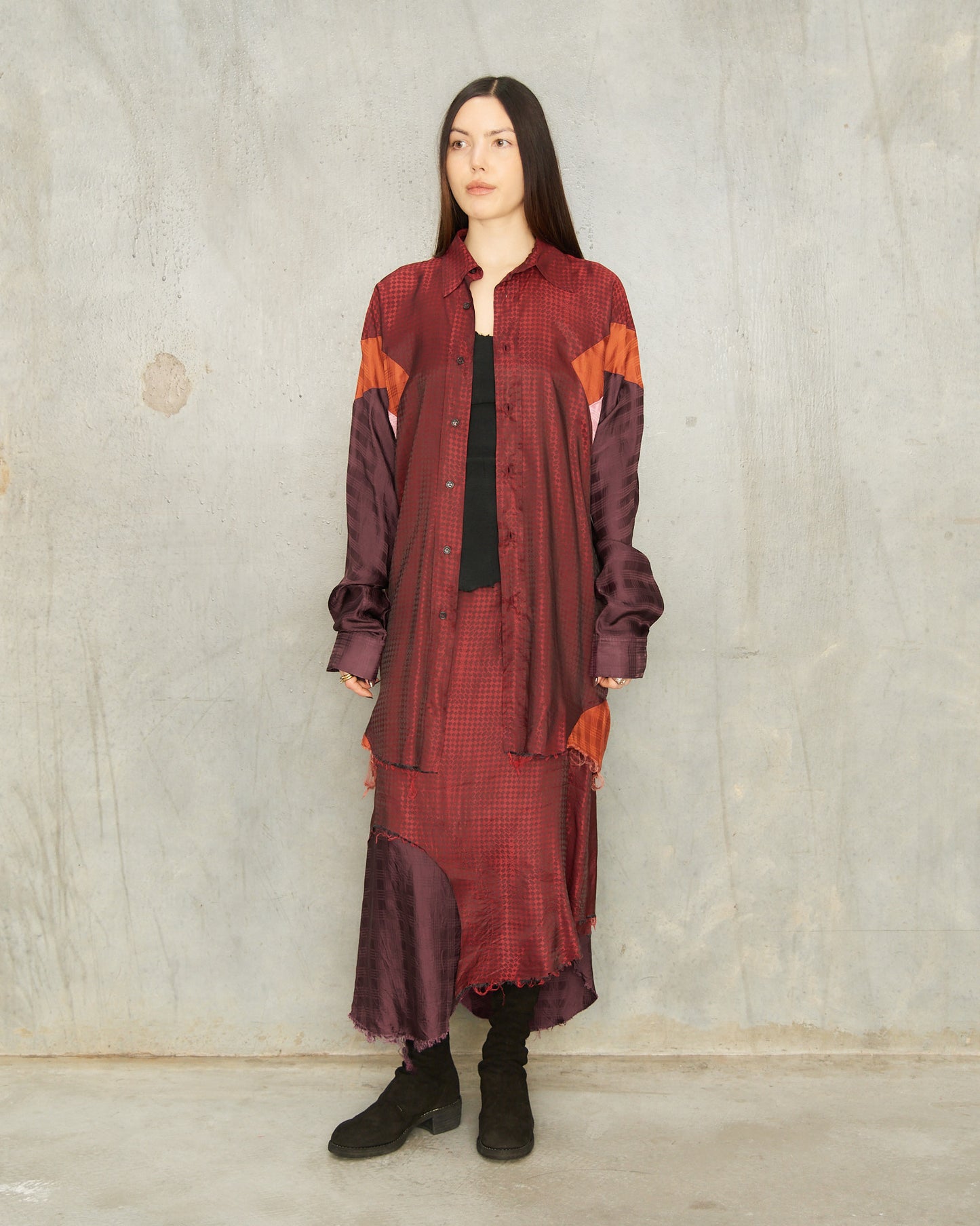 Red Optical Flex Shirt