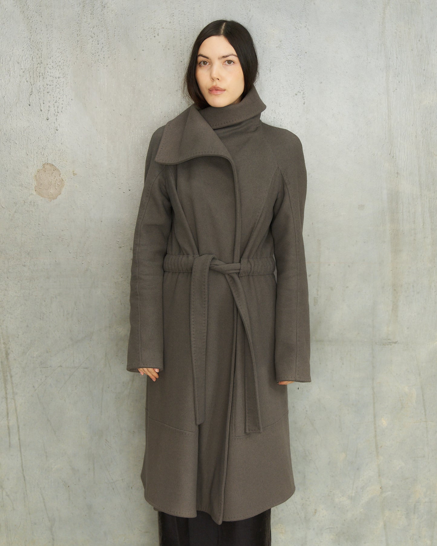 Gareth Pugh Grey Wool Coat