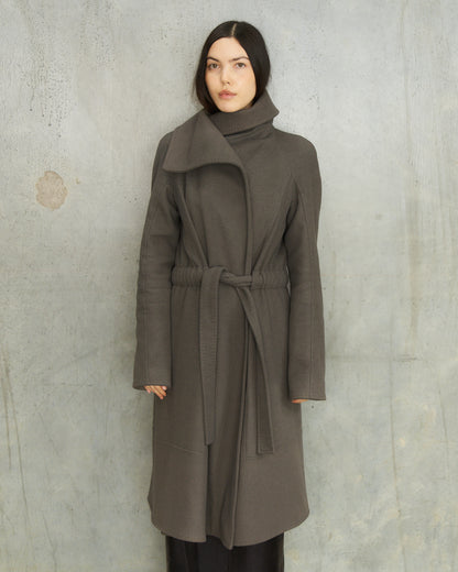 Gareth Pugh Grey Wool Coat