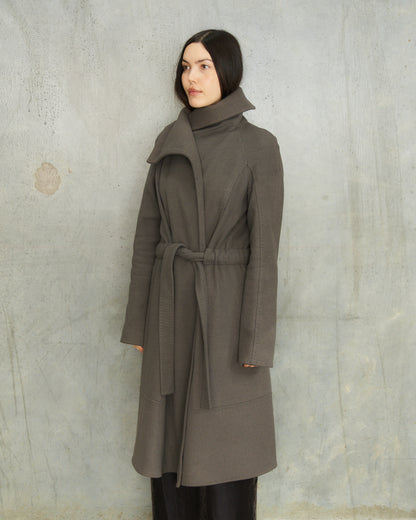 Gareth Pugh Grey Wool Coat