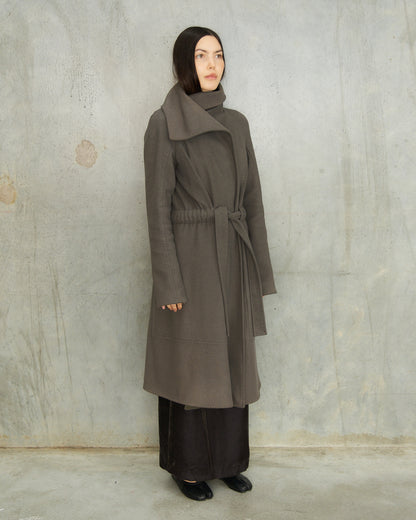 Gareth Pugh Grey Wool Coat