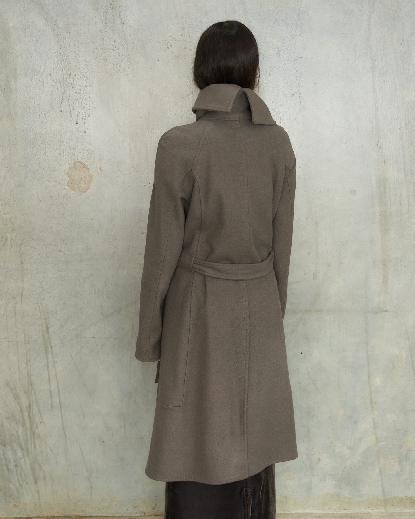 Gareth Pugh Grey Wool Coat