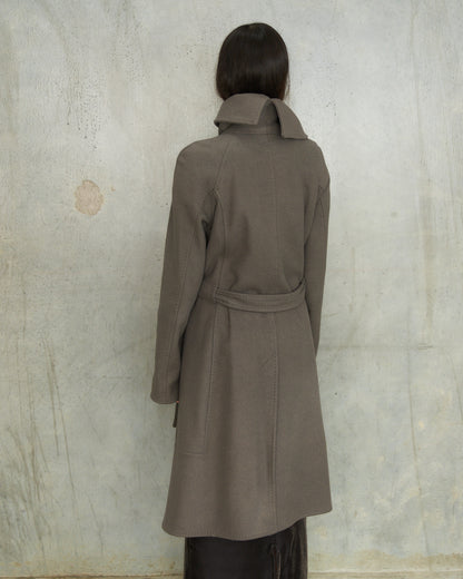 Gareth Pugh Grey Wool Coat