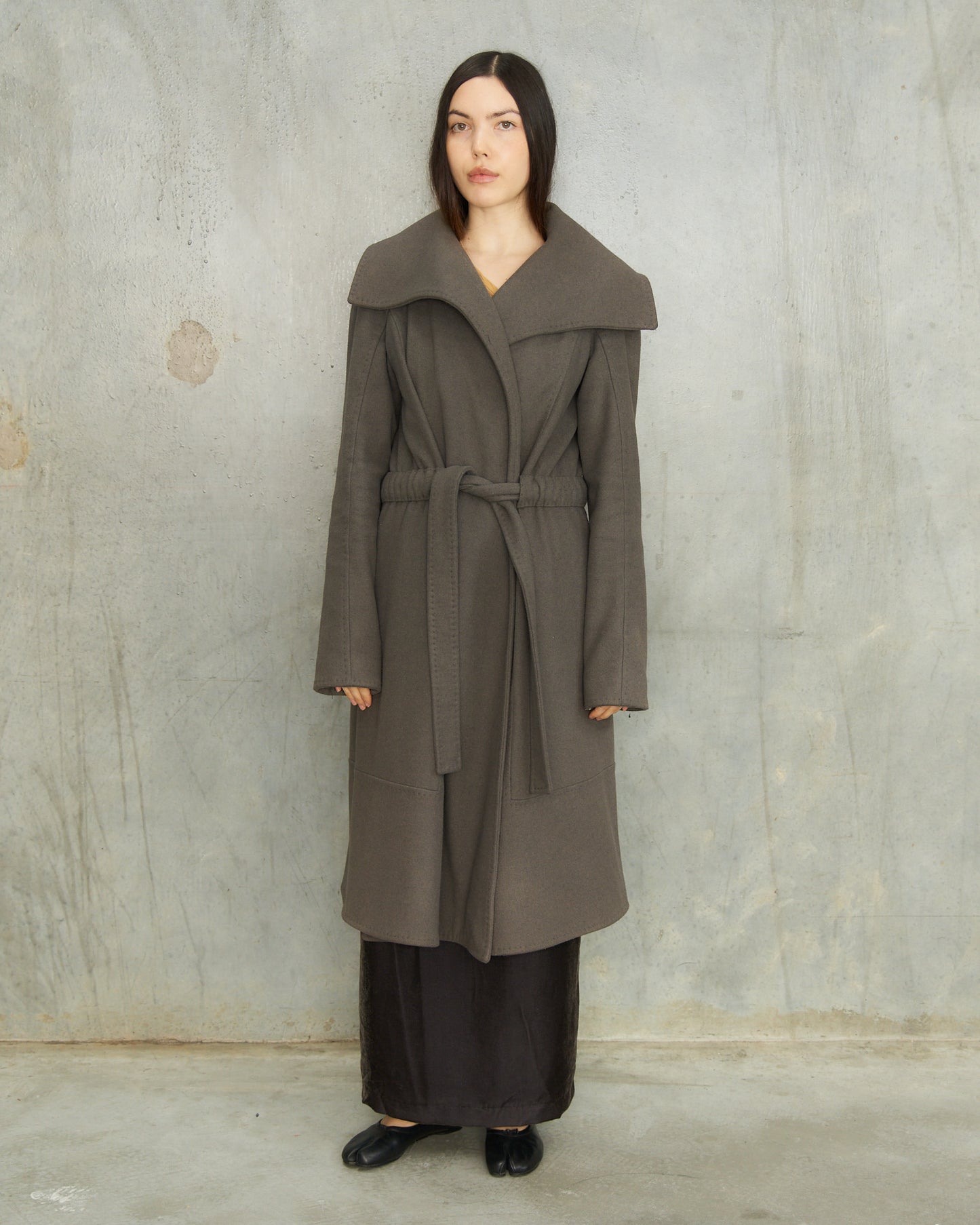 Gareth Pugh Grey Wool Coat