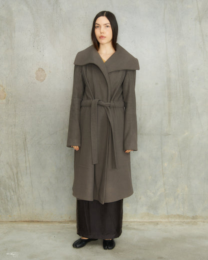 Gareth Pugh Grey Wool Coat