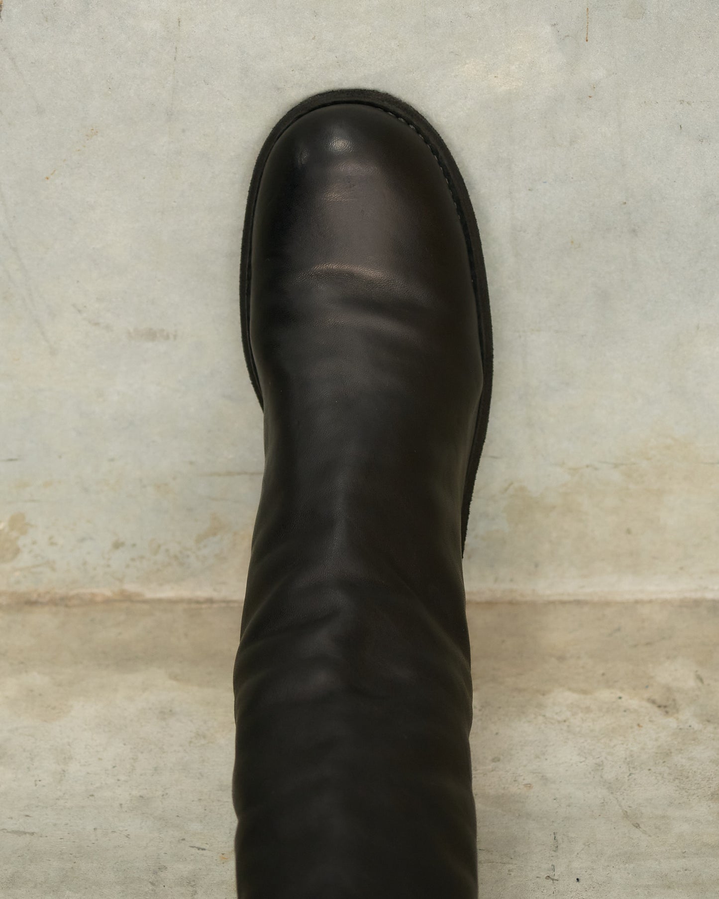 Black 989 Mid Back Zip Boots