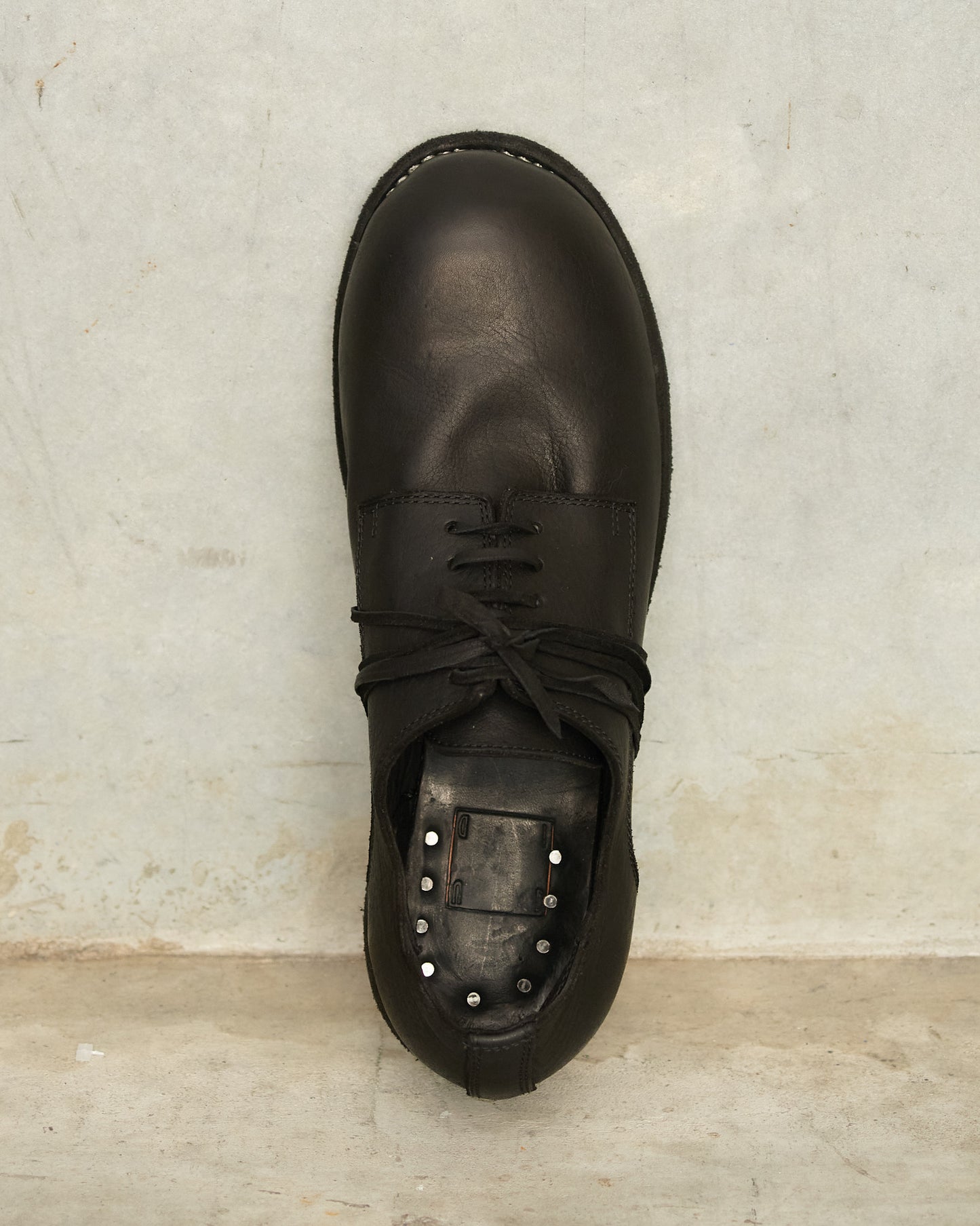 Black GR02 Leather Derby