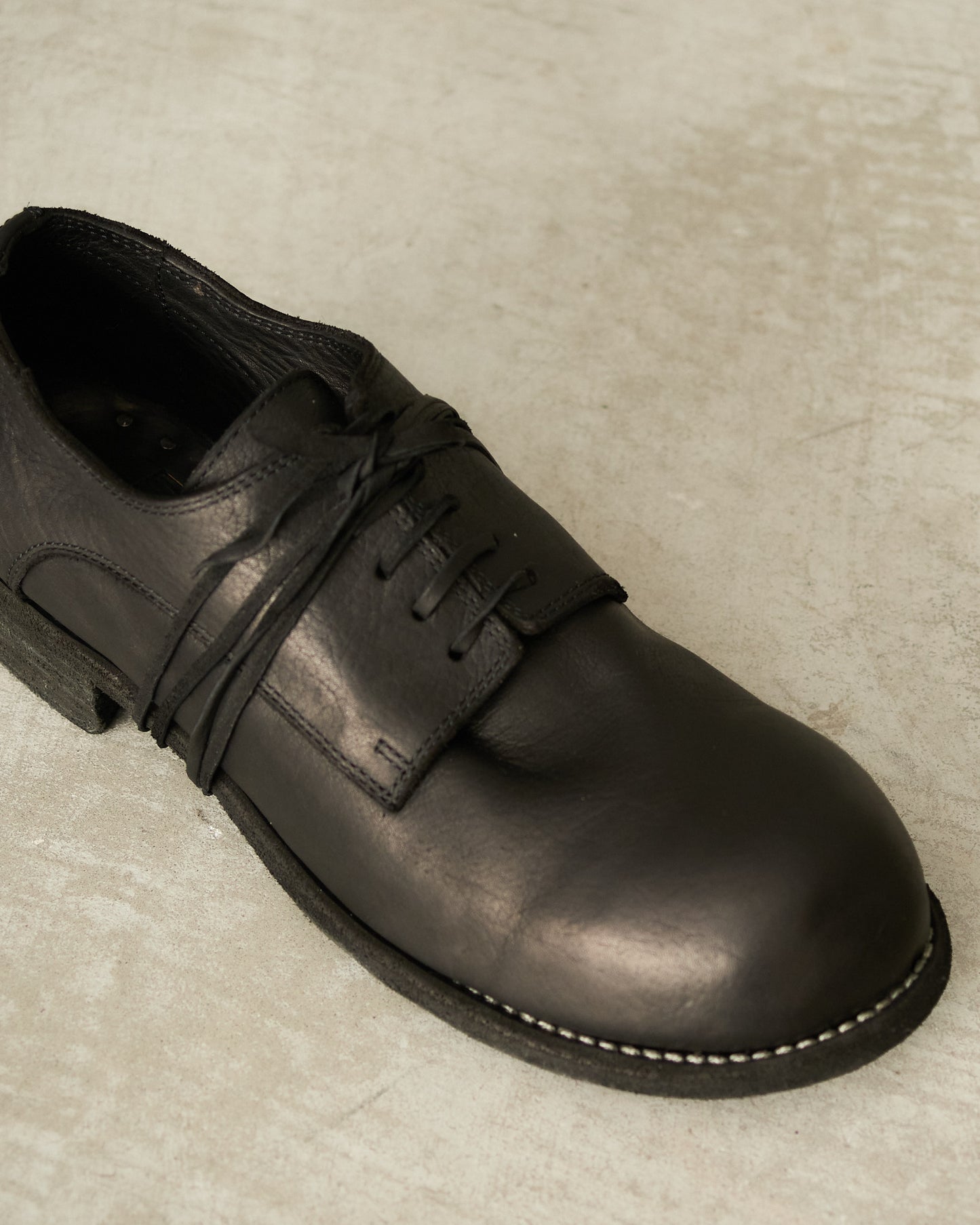 Black GR02 Leather Derby