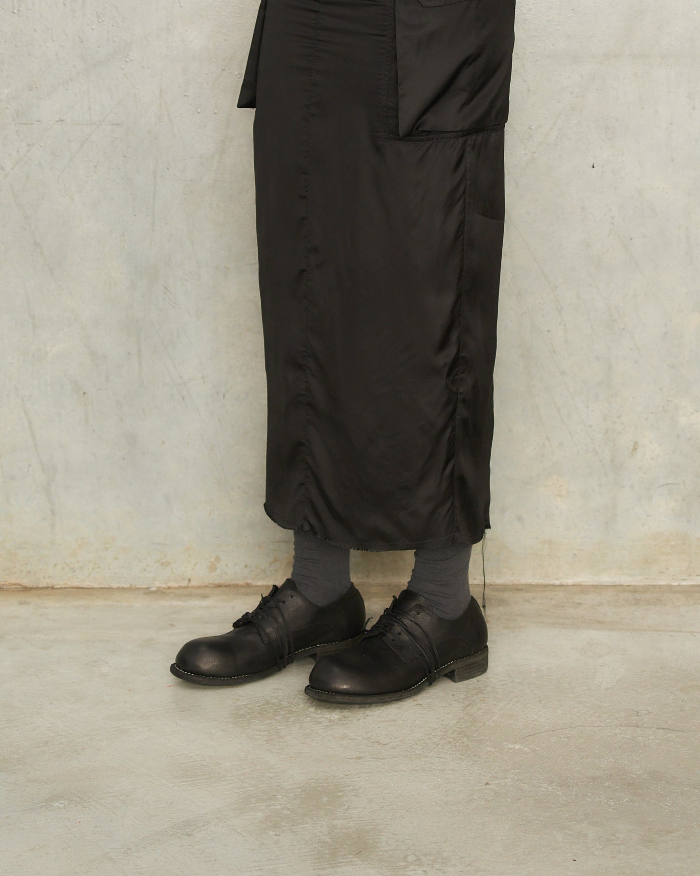 Black GR02 Leather Derby