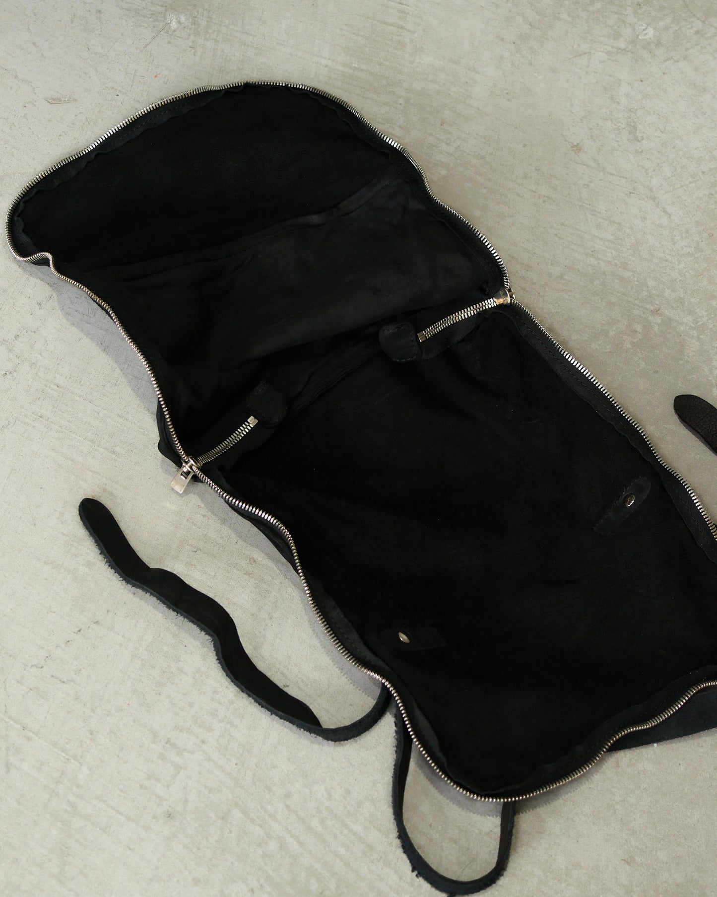 Black M100 Nubuck Messenger Bag