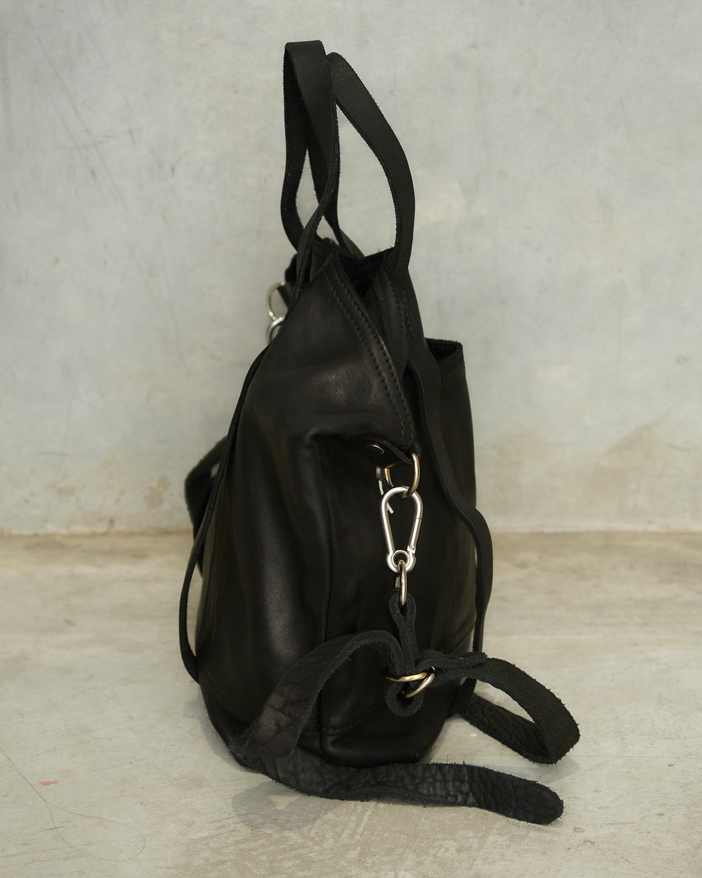 Black SH6 Small Tote Bag