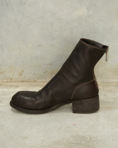 Brown NB06 Back Zip Boots