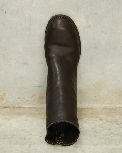 Brown NB06 Back Zip Boots