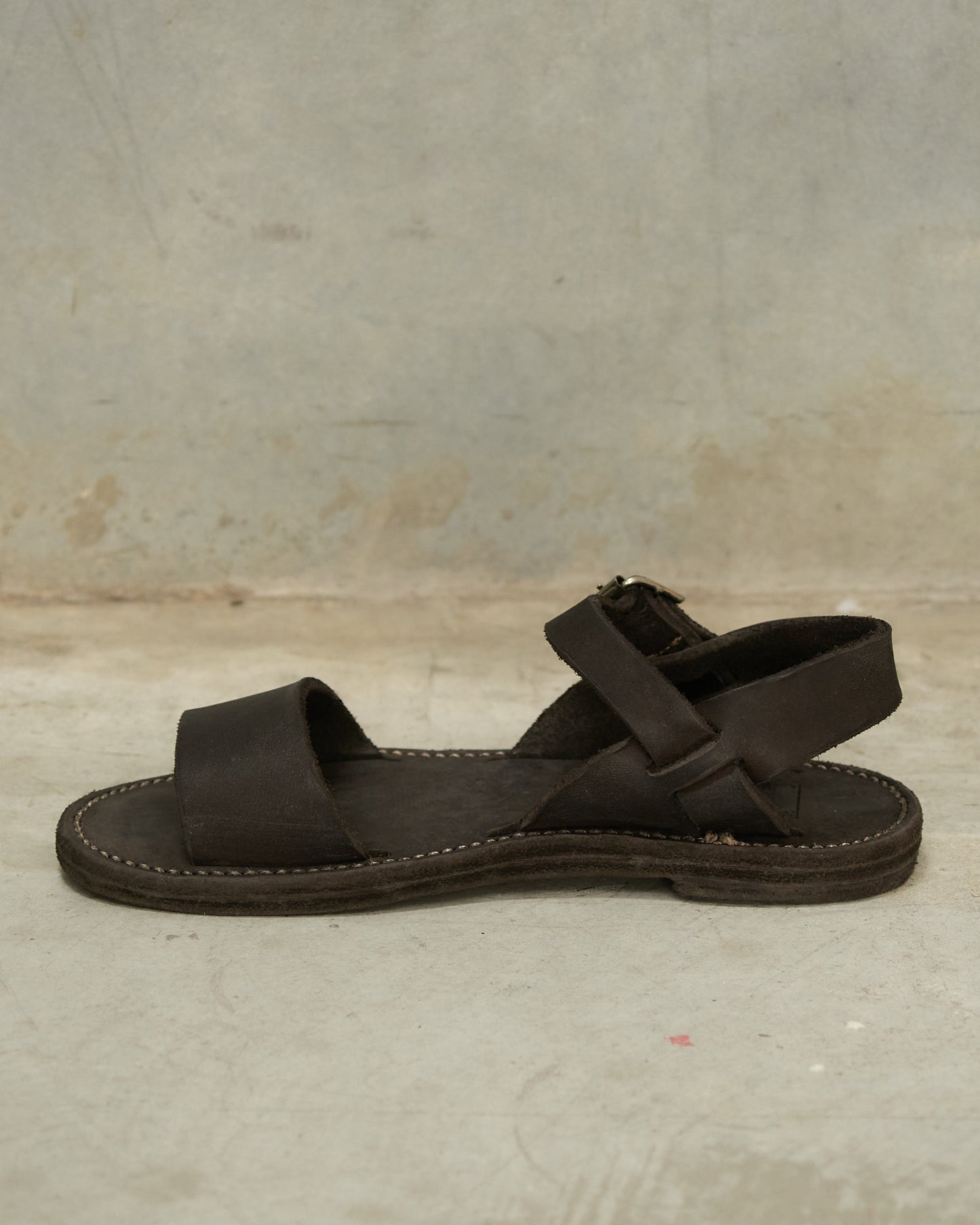 Dark Brown RNT01 Strap Sandal