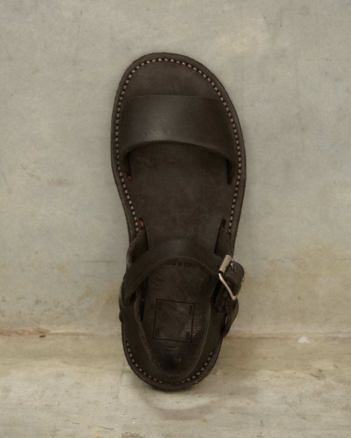 Dark Brown RNT01 Strap Sandal