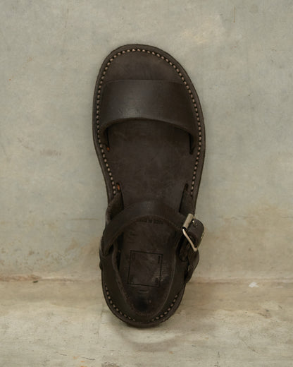 Dark Brown RNT01 Strap Sandal