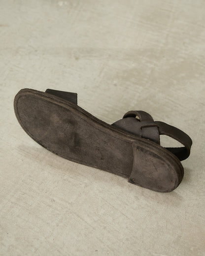 Dark Brown RNT01 Strap Sandal