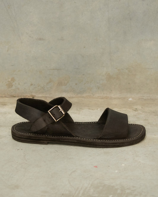 Dark Brown RNT01 Strap Sandal