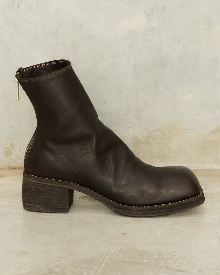 Dark Brown 9086 Square Toe Boots