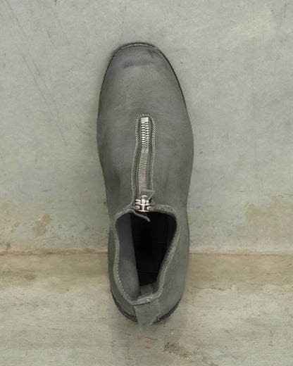 Grey PL1 Front Zip Boots