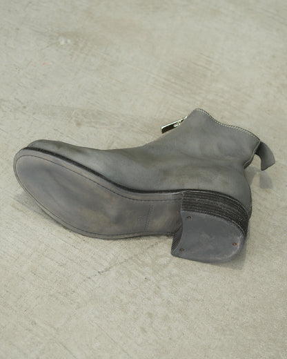 Grey PL1 Front Zip Boots