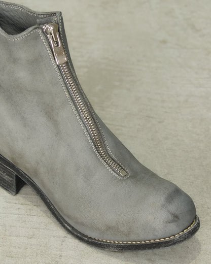 Grey PL1 Front Zip Boots
