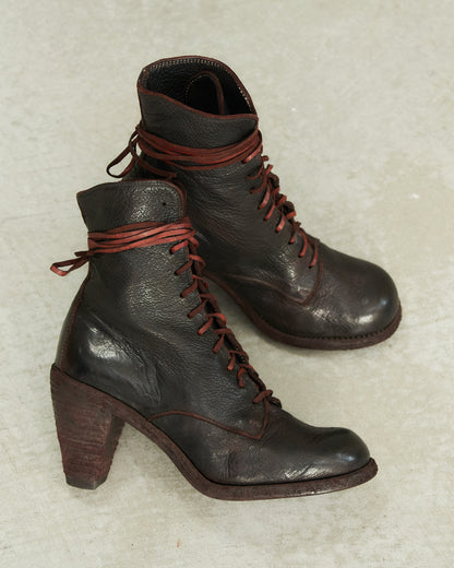 Guidi Maroon Leather Boots