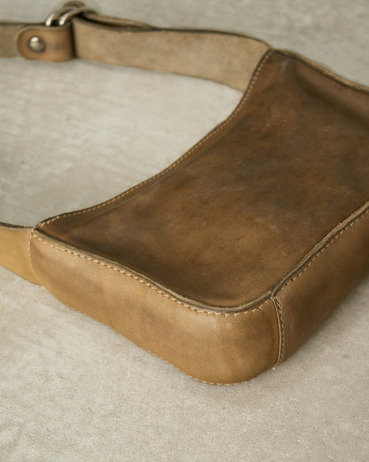 Olive RD05 Leather Shoulder Bag
