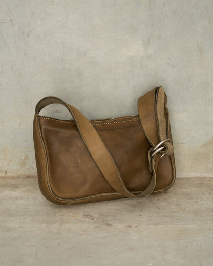 Olive RD05 Leather Shoulder Bag