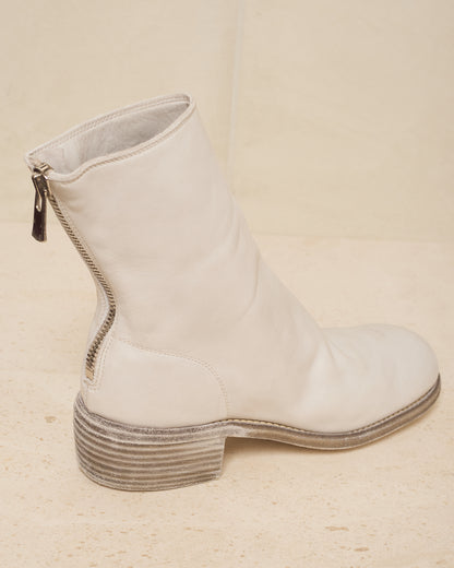 guidi oyster grey 796 back zip boots