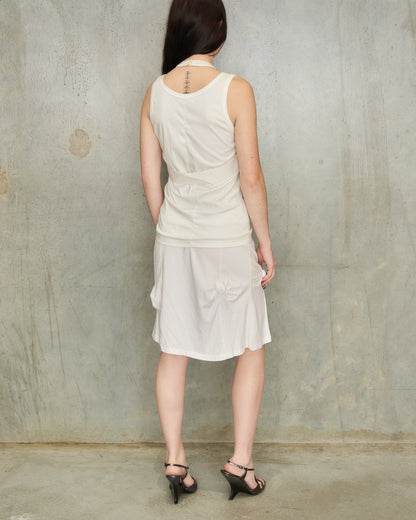 Helmut Lang White Bondage 2 Piece Set