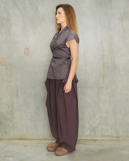 Issey Miyake Purple Trousers