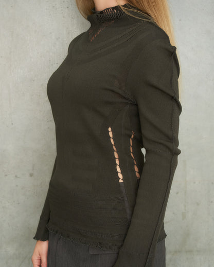 Issey Miyake A-POC Long Sleeve Top