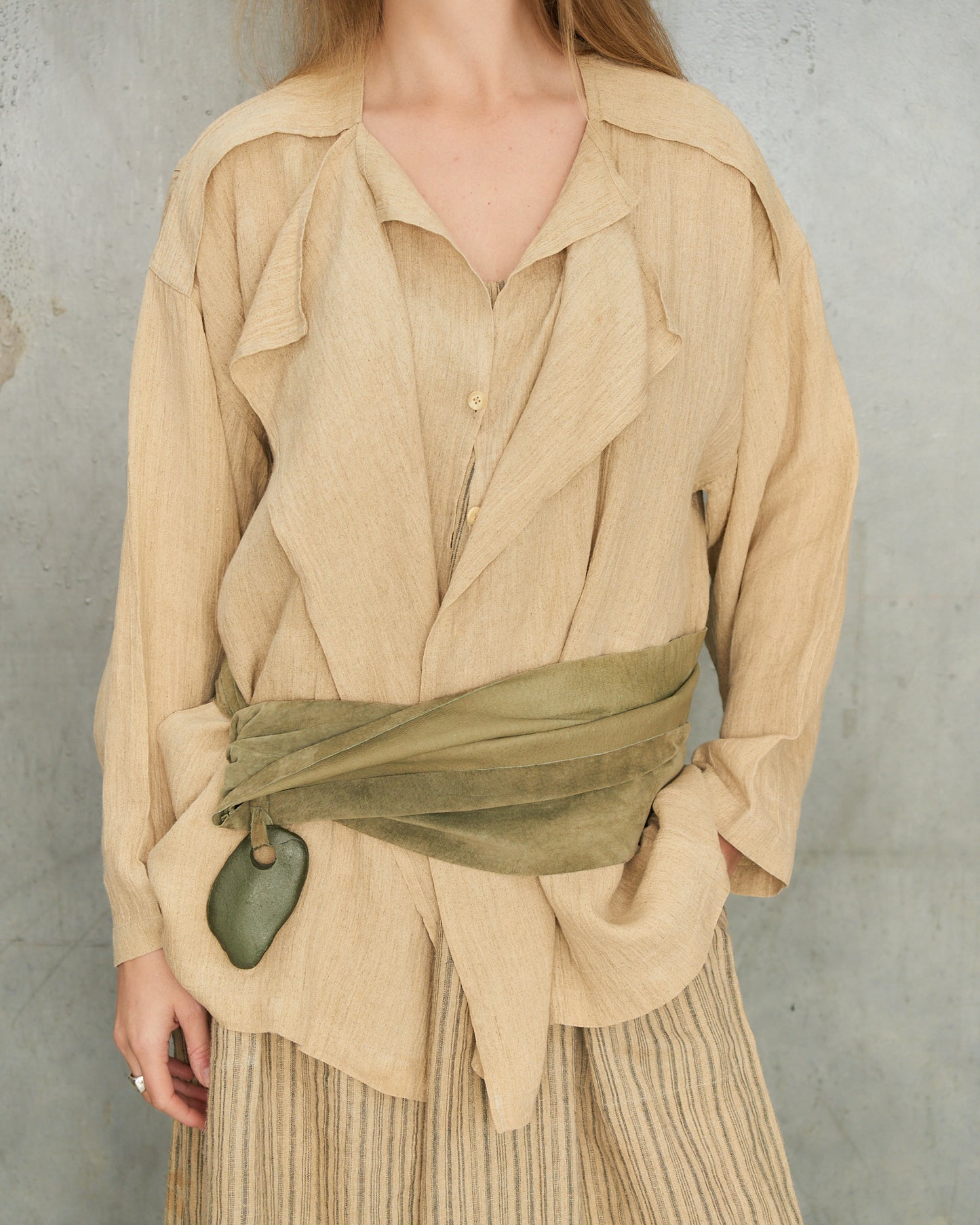 Issey Miyake Beige 3 Piece Ensemble