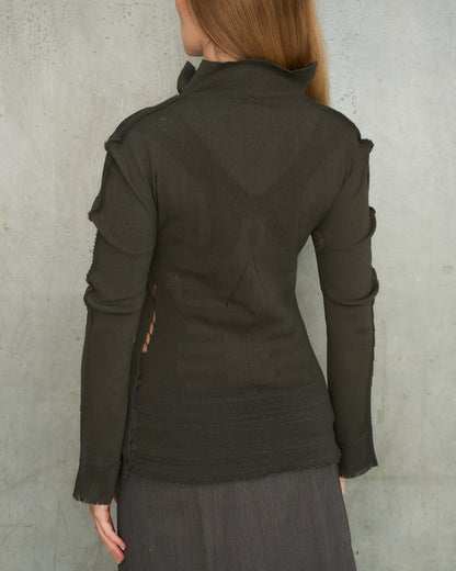 Issey Miyake A-POC Long Sleeve Top