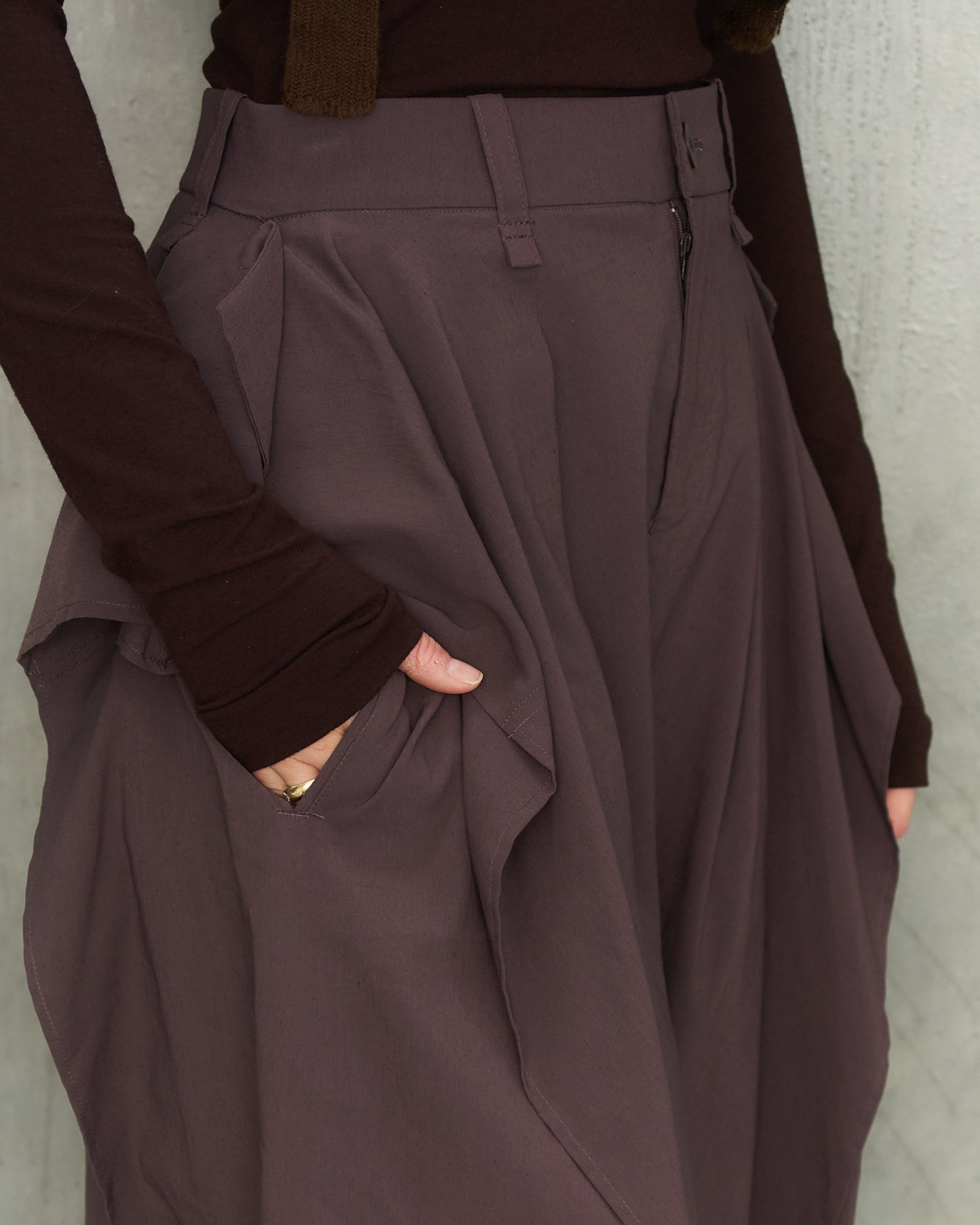 Issey Miyake Purple Trousers