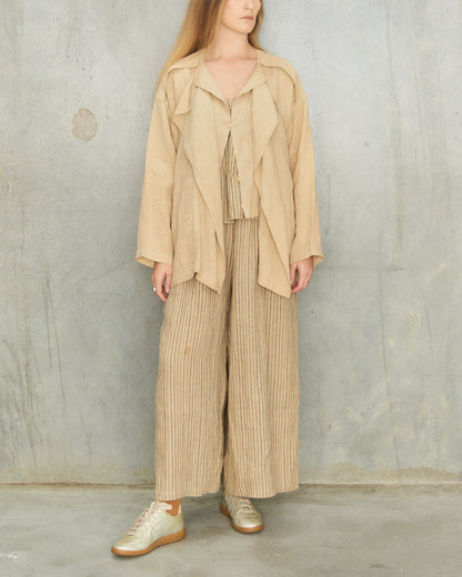 Issey Miyake Beige 3 Piece Ensemble