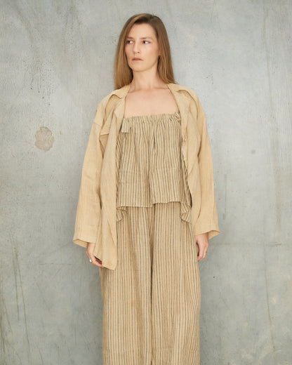 Issey Miyake Beige 3 Piece Ensemble