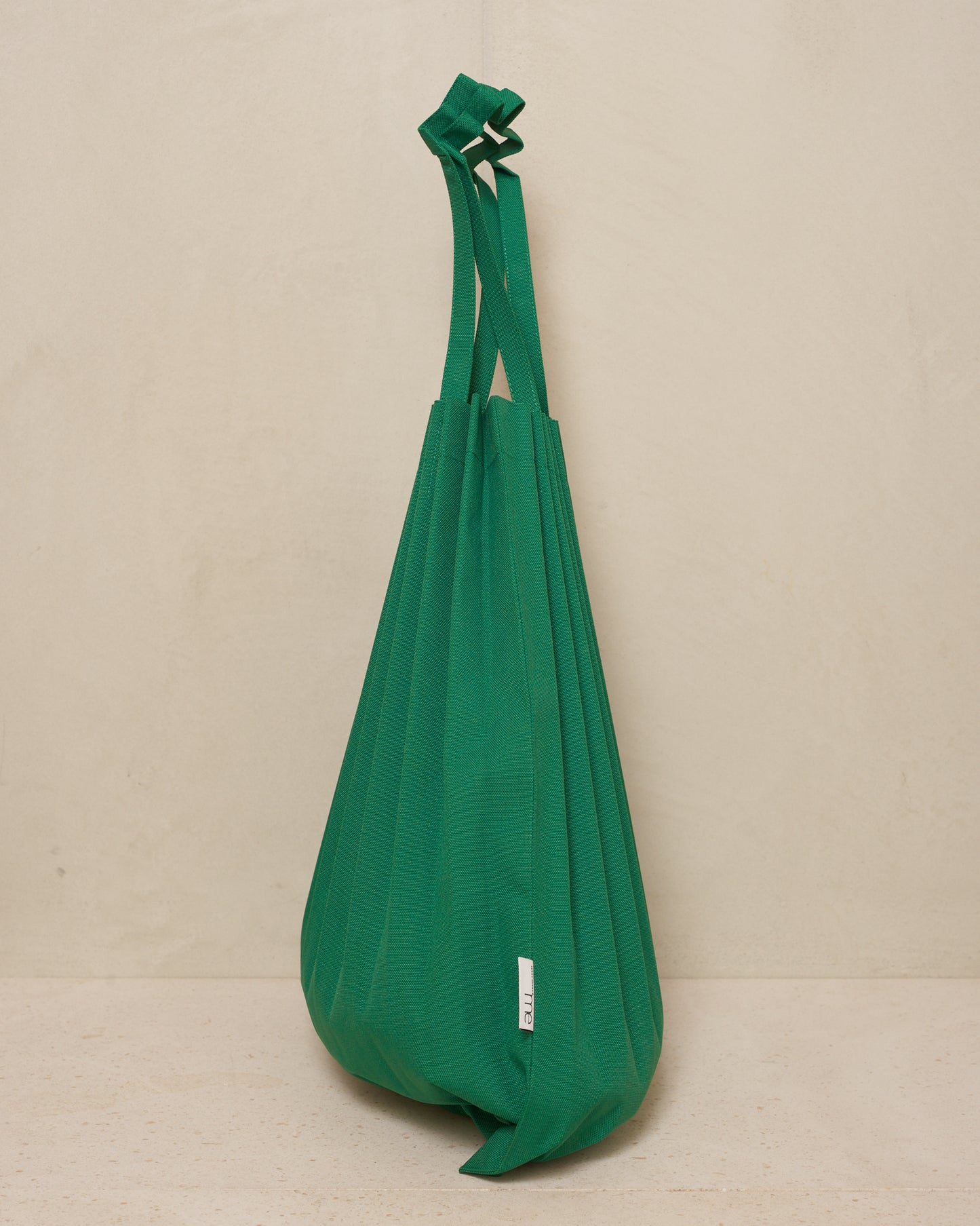 Green Trunk Pleats Bag