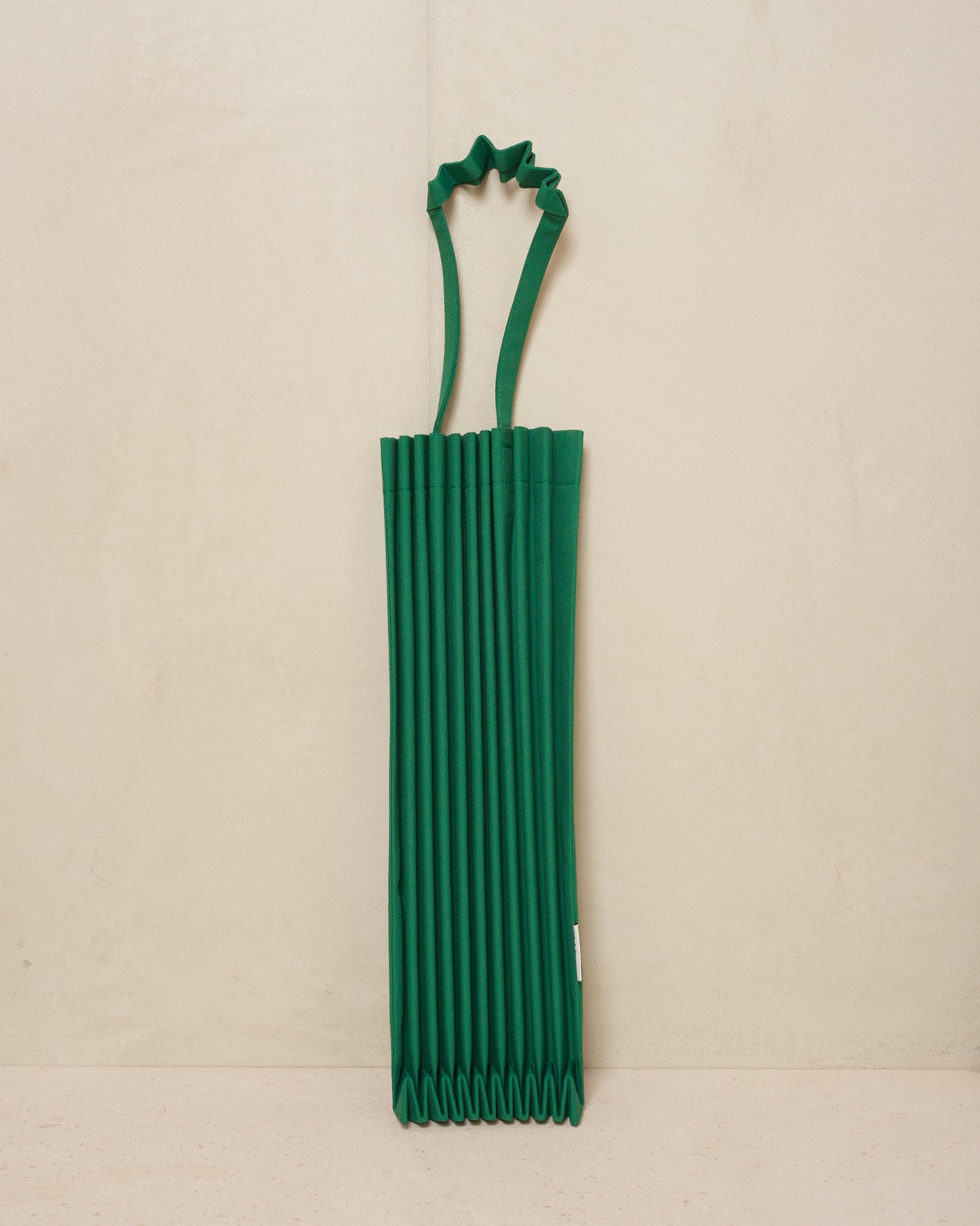 Green Trunk Pleats Bag