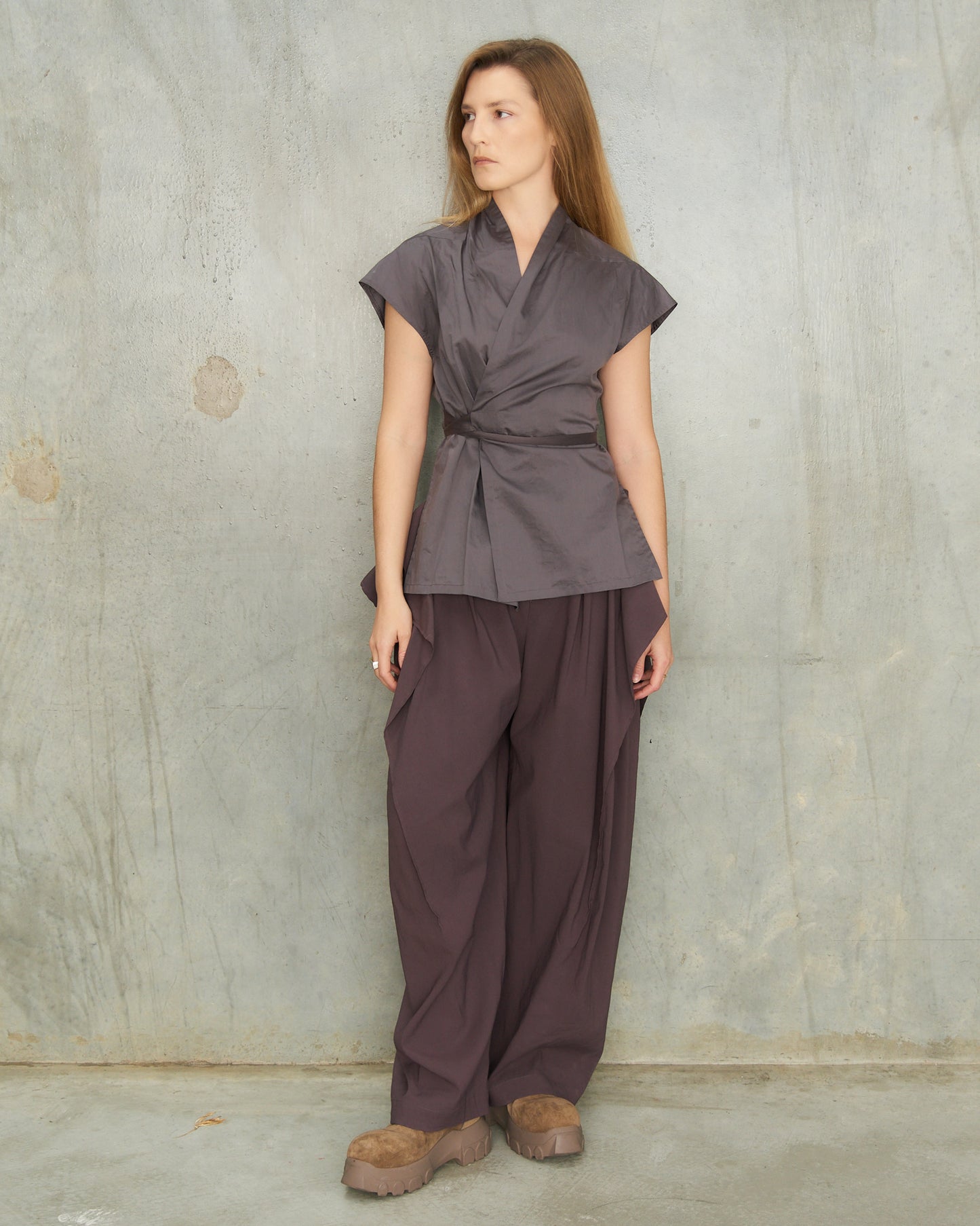 Issey Miyake Purple Trousers