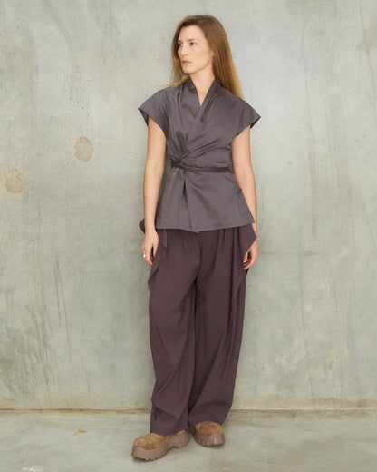 Issey Miyake Purple Trousers
