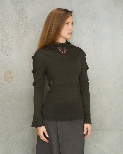 Issey Miyake A-POC Long Sleeve Top